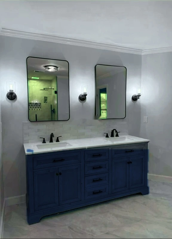 Double vanity after remodeling